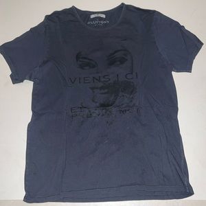 7 for all man kind - Navy Blue t-shirt